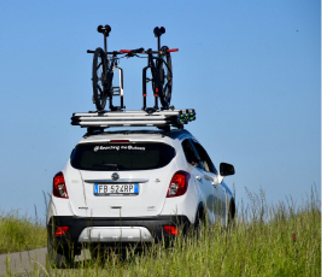 Le barre Shanti quando sono montate sull'auto